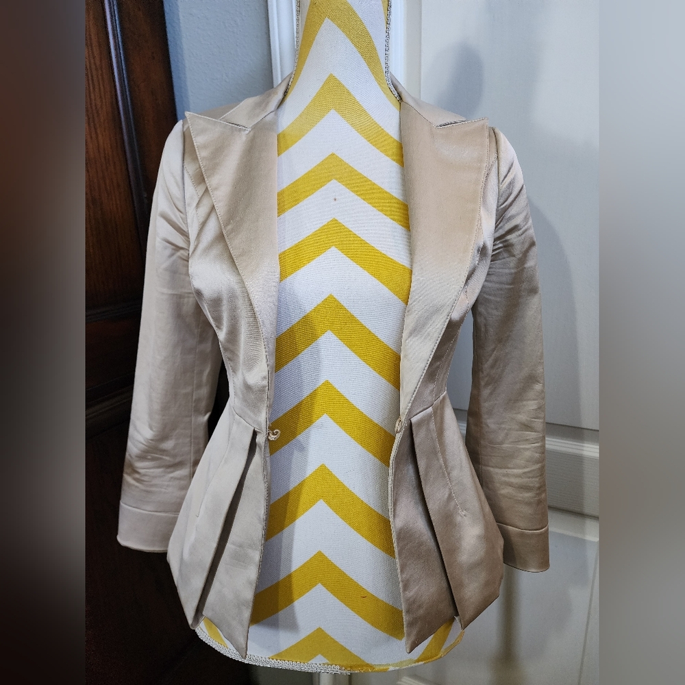 Bebe Satin Blazer